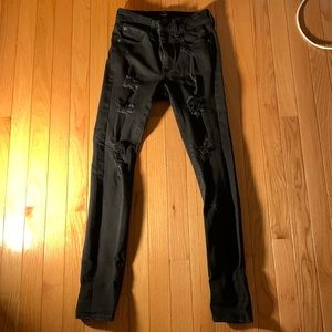 Black, regular 2, Aéropostale high rise jeggings